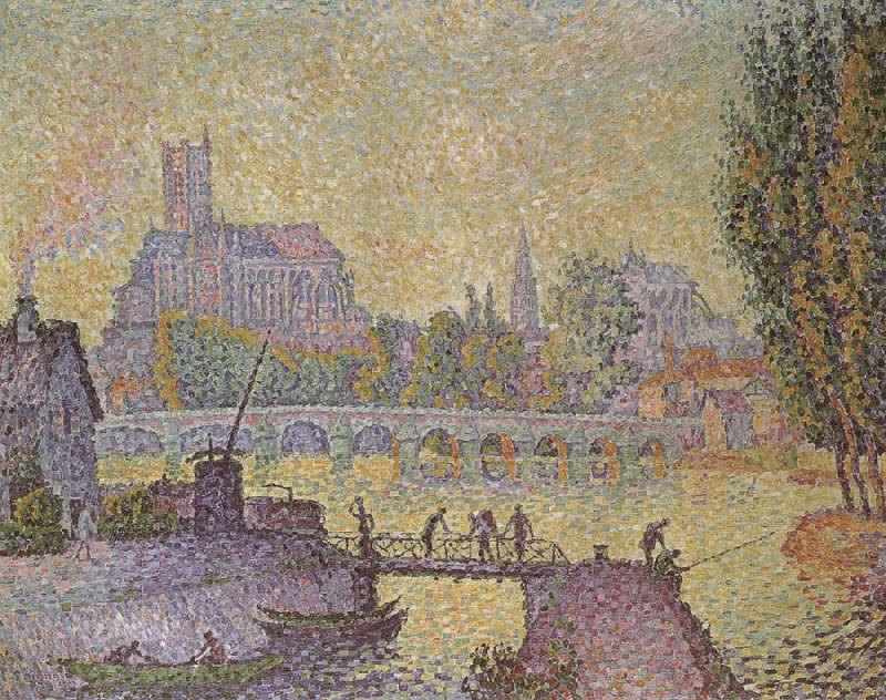 Paul Signac Bridge France oil painting art